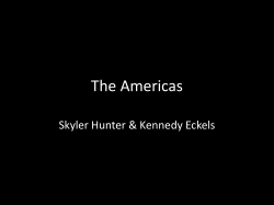 The Americas - Art History