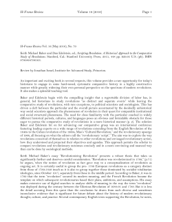 H-France Review Volume 16 (2016) Page 1
