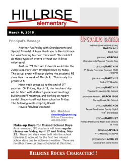 Hillrise Rocks Character!!