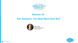 Slides - Healthcare Analytics Summit 2017