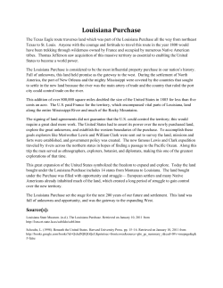 Louisiana Purchase Exploration Transcript