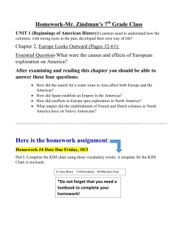 Here is the homework assignment