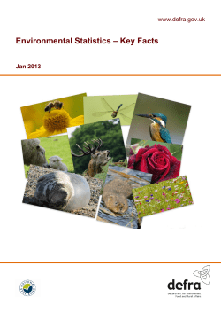 Environmental statistics - Key Facts