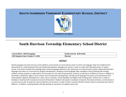 WORLD LANGUAGES Grade 6