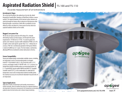 Spec Sheet - Apogee Instruments