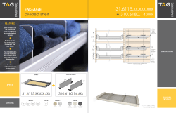 product guide &ndash; engage divided shelf