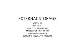 external storage - Aurora Seniors` Centre