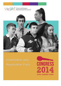 CONGRESS 2014_Registration pack