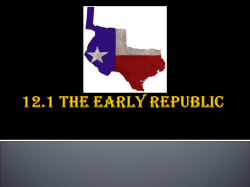 12.1 The early republic