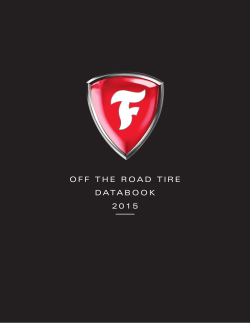 off the road tire databook 2015