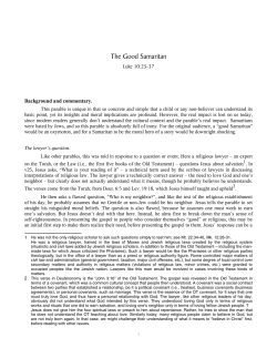 Parable of the Good Samaritan
