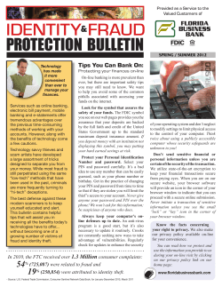 Bulletin - Florida Business Bank