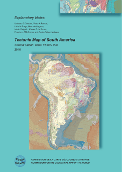 Tectonic Map of South America - Rigeo