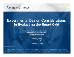 Experimental Design Considerations in