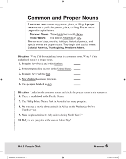 Common and Proper Nouns