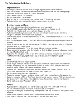 File Submission Guidelines - Sig