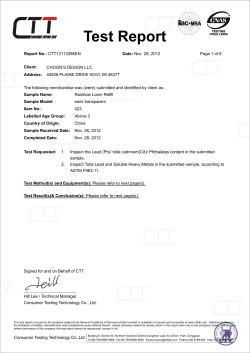Test Report - Rainbow Loom M&eacute;xico