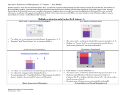 links to websites that show multiplying fractions