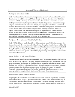 Annotated Thematic Bibliography