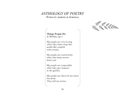 anthology of poetry - Hands Across the Sea