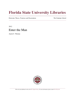 Enter The Man - DigiNole! - Florida State University