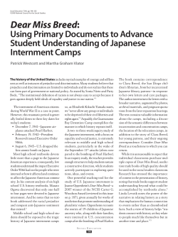 Dear Miss Breed - National Council for the Social Studies