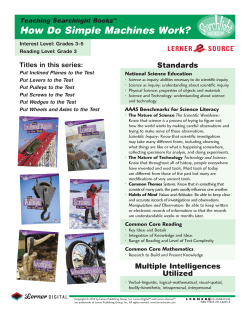 How Do Simple Machines Work?