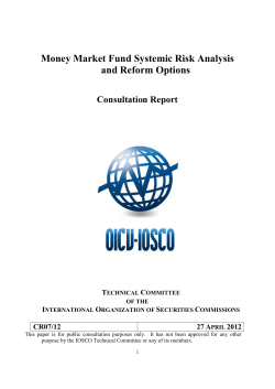 Money Market Fund Systemic Risk Analysis and Reform