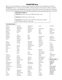 CHARACTER Essay - davis.k12.ut.us