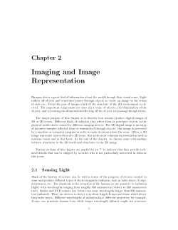 Imaging and Image Representation