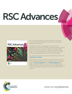 article - RSC Publishing - Royal Society of Chemistry