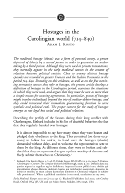 Carolingian - Blackwell Publishing