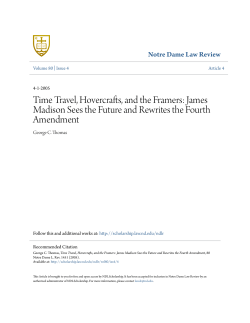 Time Travel, Hovercrafts, and the Framers: James
