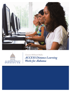 Classes Without Walls: ACCESS Distance Learning Works for
