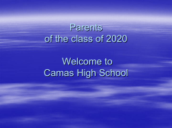 8th Parent Info Meeting