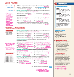 Chapter 6.3 Answers