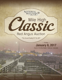 Mile High Classic Red Angus Auction