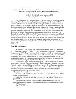 Evaluation of amino acids as an individual