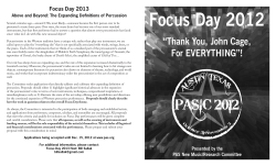 &ldquo;Thank You, John Cage, For EVERYTHING&rdquo;!