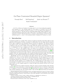 On Plane Constrained Bounded