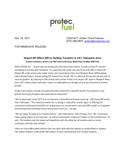 Airport BP Offers E85 to Holiday Travelers in VA`s Tidewater Area