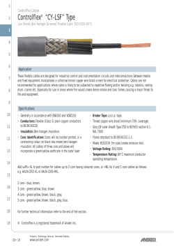 Controlflex&reg; &ldquo;CY-LSF&rdquo; Type