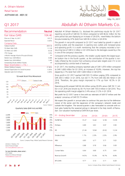 Abdullah Al Othaim Markets Co.