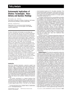 Environmental Implications