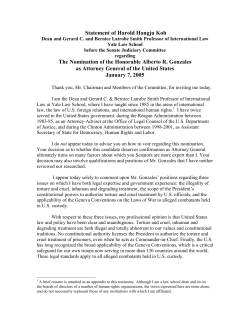 testimony - Yale Law School