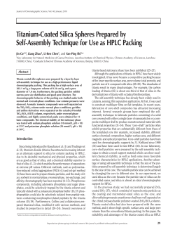 Titanium-Coated Silica Spheres Prepared by Self
