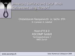 Immersed Surfaces and Local Mesh Refinement using TransAT