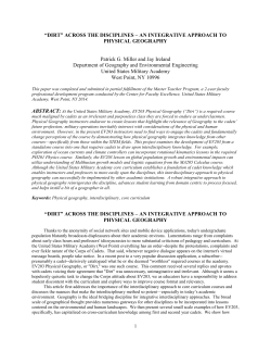 DIRT ACROSS THE DISCIPLINES - AN INTEGRATIVE APPROACH