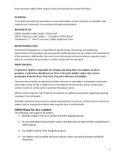 Ladder - Drew University