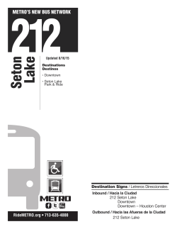 212 Seton Lake - RideMETRO.org